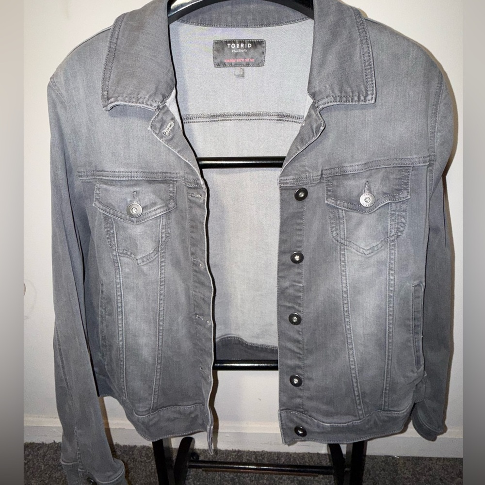 torrid Gray Jean Jacket - 2